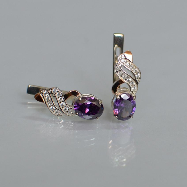 Срібні сережки