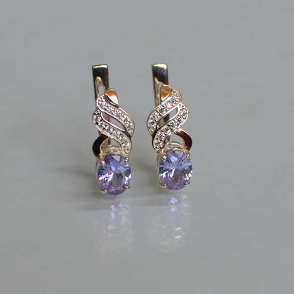 Срібні сережки