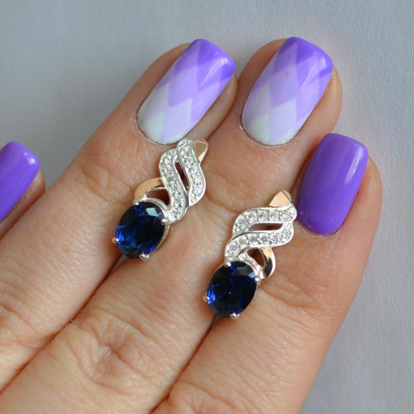 Срібні сережки