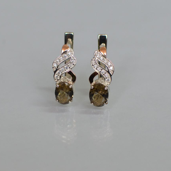 Срібні сережки