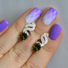 Срібні сережки