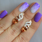 Срібні сережки