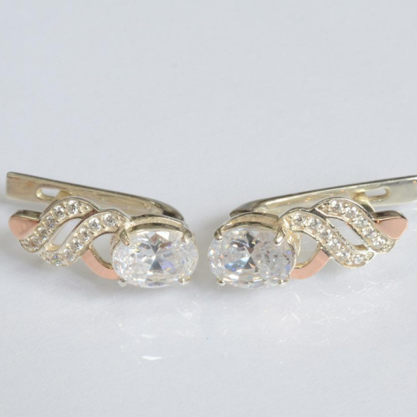 Срібні сережки