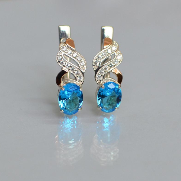 Срібні сережки