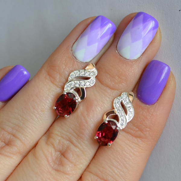 Срібні сережки