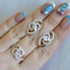 Срібний гарнітур