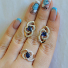 Срібний гарнітур