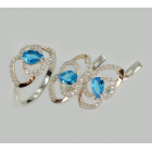 Срібний гарнітур