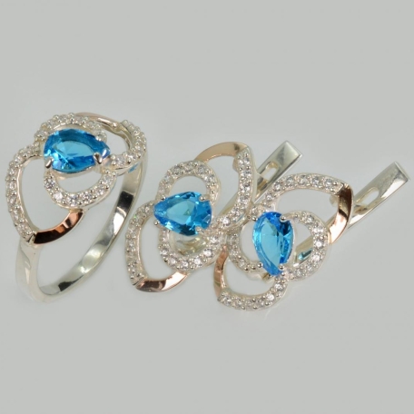 Срібний гарнітур