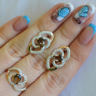 Срібний гарнітур