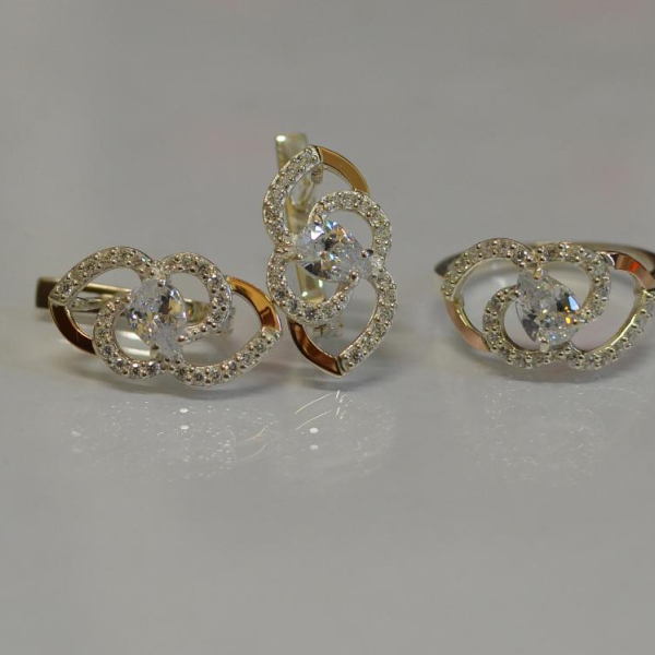 Срібний гарнітур