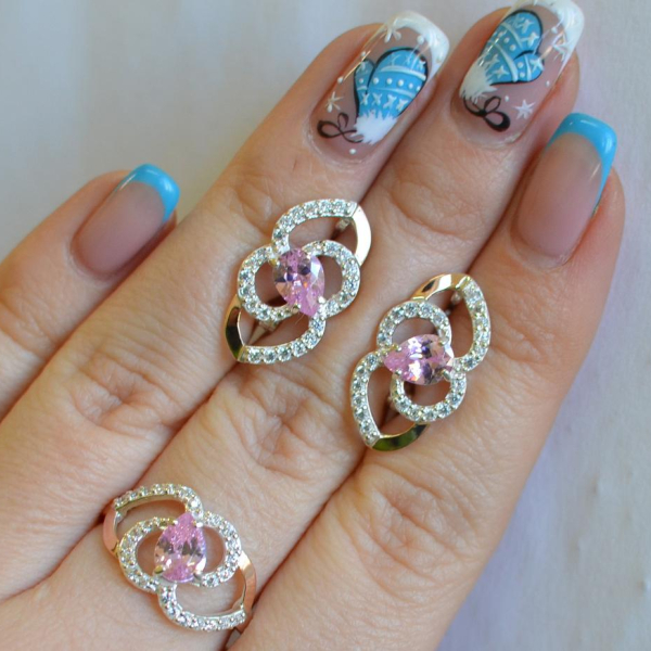 Срібний гарнітур