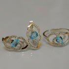 Срібний гарнітур