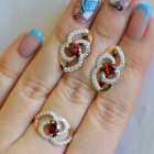 Срібний гарнітур