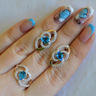 Срібний гарнітур