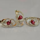 Срібний гарнітур