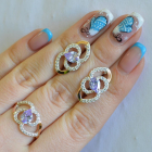 Срібний гарнітур