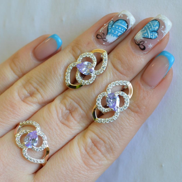 Срібний гарнітур