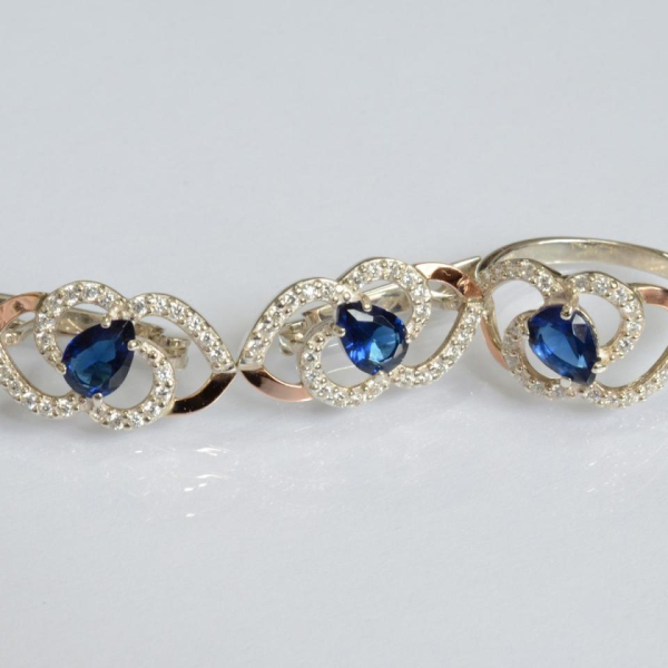 Срібний гарнітур