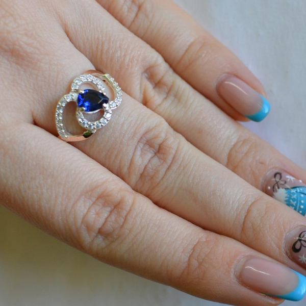 Срібна каблучка