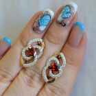 Срібні сережки