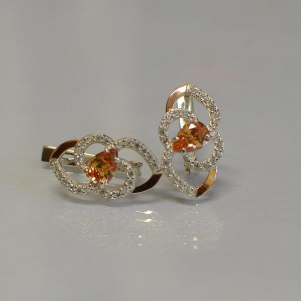 Срібні сережки