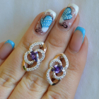 Срібні сережки