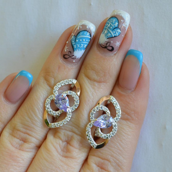 Срібні сережки