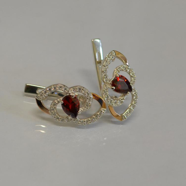 Срібні сережки