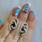 Срібні сережки