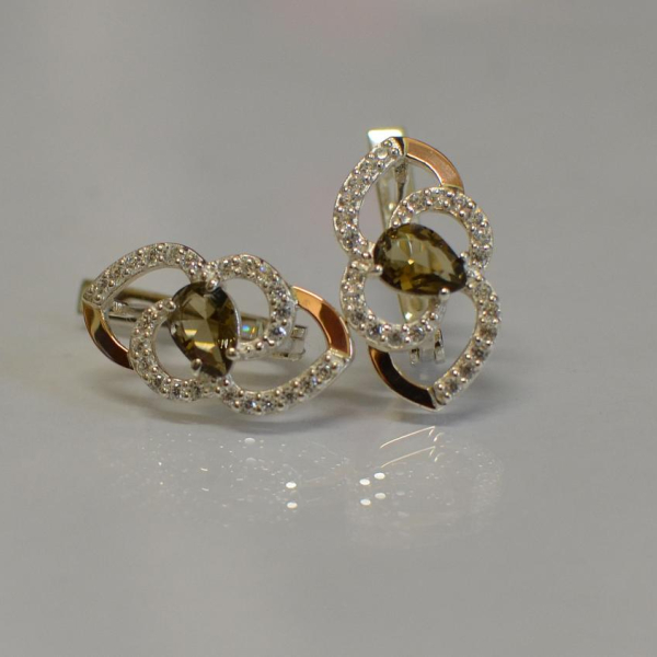 Срібні сережки