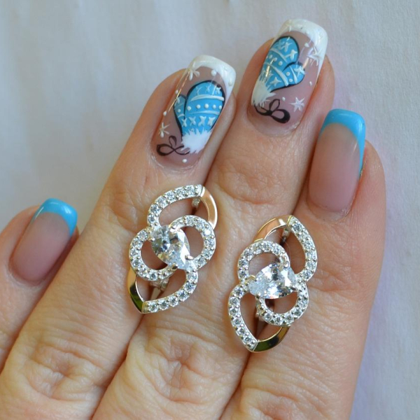 Срібні сережки