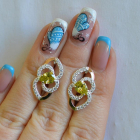 Срібні сережки