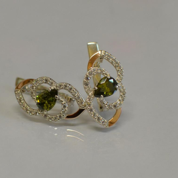 Срібні сережки