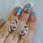 Срібні сережки