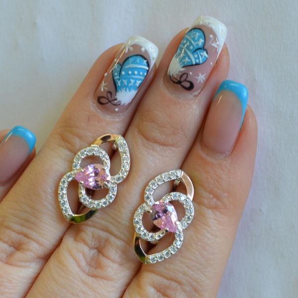 Срібні сережки