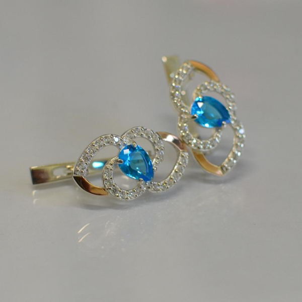 Срібні сережки