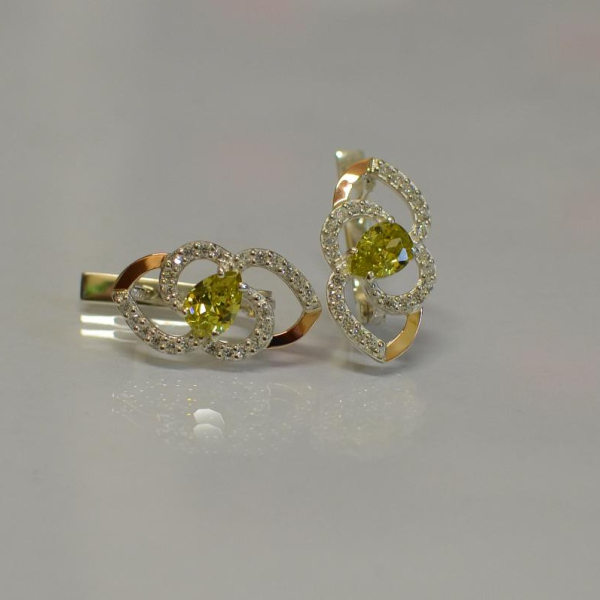 Срібні сережки