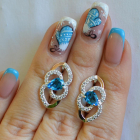 Срібні сережки