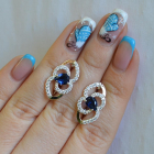 Срібні сережки