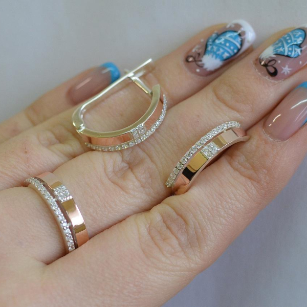 Комплект із срібла