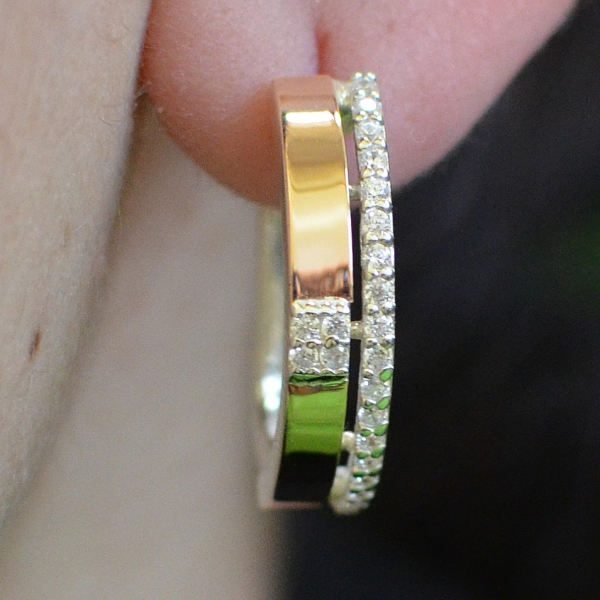 Сережки із срібла