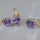 Срібний гарнітур