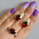 Срібний гарнітур