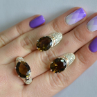 Срібний гарнітур