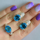 Срібний гарнітур