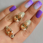 Срібний гарнітур