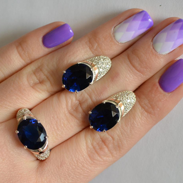 Срібний гарнітур