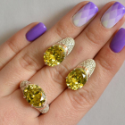 Срібний гарнітур