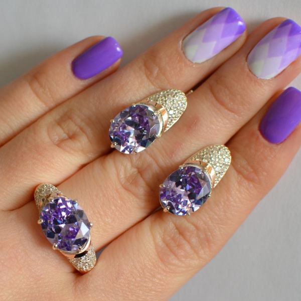 Срібний гарнітур